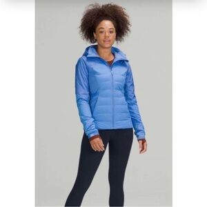 Down for it all jacket blue nile 6 down running athletic fit
